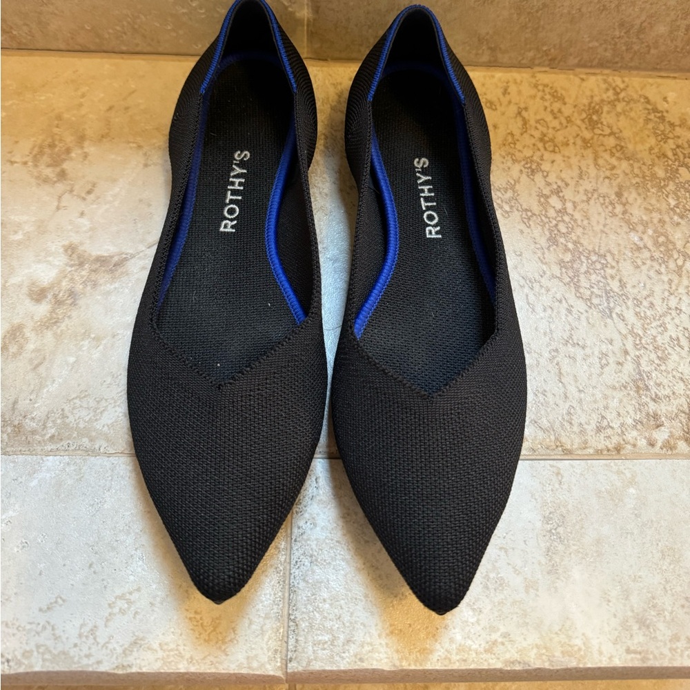 Rothys The point black shoe